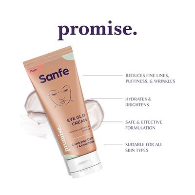 Sanfe Promise Eye Glo Cream 15 gm - Face Creams