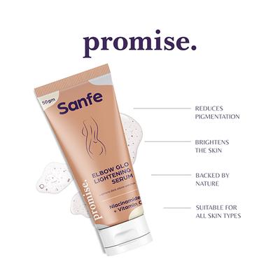 Sanfe Promise Elbow Glo Lightening Serum 50 gm - Face Serum