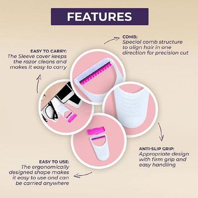 Sanfe Underarm No Mess Razor - Sea Daffodil 5's - Hair Removal Accessories