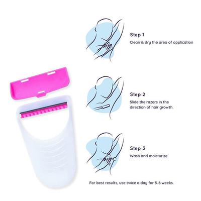 Sanfe Underarm No Mess Razor - Sea Daffodil 5's - Hair Removal Accessories