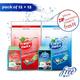 Inventz Fresh Meltz Sugar Free Oral Hygiene Fresh Breath Strip - Paan & Mint (Pack of 24 x 25's) - Mouth Refreshners