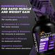Dr. Morepen Muscle Food Mass Gainer Powder - Chocolate 3 kg - Workout Essentials