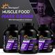 Dr. Morepen Muscle Food Mass Gainer Powder - Chocolate 3 kg - Workout Essentials