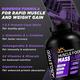 Dr. Morepen Muscle Food Mass Gainer Powder - Kesar Pista Badam 3 kg - Workout Essentials