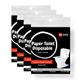 Be Safe Forever Disposable Paper Toilet Seat Cover - Black (Pack of 10 Sheets x 4's) - Others