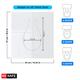 Be Safe Forever Disposable Paper Toilet Seat Cover - Green (Pack of 10 Sheets x 5's) - Others