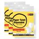Be Safe Forever Disposable Paper Toilet Seat Cover - Yellow (Pack of 10 Sheets x 3's) - Others