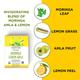 Organic Veda Moringa Lemon Amla Tea Bags 28's - Teas