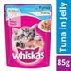 Whiskas Kitten Tuna in Jelly 85 gm - Petfood