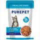 Purepet Wet Cat Food, Real Chicken and Chicken Liver in Gravy, 15 Pouches (15 x 70g) 1050 gm - Petfood