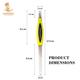 Majestique Nail File Double Sided Filers For Shaping And Smoothing Toenails And Fingernails Multicolour 100gm 2's - Manicure & Pedicure Kits