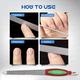 Majestique Nail File Long with Cuticle, Perfect for Filing, Shaping, Buffing  - Multicolor - Manicure & Pedicure Kits