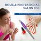 Majestique Nail File Long with Cuticle, Perfect for Filing, Shaping, Buffing  - Multicolor - Manicure & Pedicure Kits