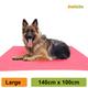 Amorite Waterproof Dog Bed Sheet For Bed Protector (Large 100Cm X 140Cm) salmon Rose 1's - Pet accessories