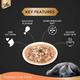 Sheba Fine Food for Cats - Chicken with Tuna in Gravy 70 gm - Petfood