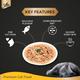 Sheba Fine Food for Cats - Tuna Pumpkin & Carrot in Gravy (Pack of 70 gm x 12) 1's - Petfood