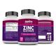Zenith Nutrition Zinc Gluconate 30 mg Veg Capsules 120's - Calcium And Minerals