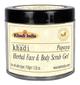 Khadi Leafveda Herbal Face & Body Scrub Gel - Papaya 100 gm - Face Scrubs