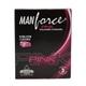 Manforce Pink Coloured Condoms - Bubblegum Flavoured 3's - Plain/Flavoured Condoms