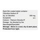 CITICURE 500mg Tablet 10's - Nootropics And Neurotrophics