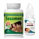 Natural Sexoman Capsule 60's + Big Penis Size Oil 15 ml - Sexual Healthcare