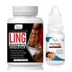 Natural Ling Booster Capsule 60's + Big Penis Size Oil 15 ml - Sexual Healthcare