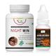 Natural Night Win Capsule 60's + Sexual Wellness Oil 15 ml - Sexual Healthcare
