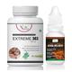 Natural Extreme 303 Capsule 60's + Sexual Wellness Oil 15 ml - Sexual Healthcare