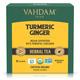 Vahdam Turmeric Ginger Herbal Tea Infusion Bags 15's - Teas