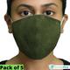 OrchidsPlus Active Face Mask - Green (Pack of 5) - Face Mask