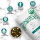 Tea Treasure Green Tea Leaves - Peace 50 gm (Pouch) - Teas