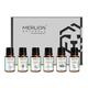 Merlion Naturals Essential Oil Combo - Eucalyptus + Lemongrass + Tea Tree + Peppermint + Orange + Lavender (Pack of 12 ml Each) - Essential Oils