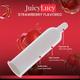 NottyBoy JucyLucy Dotted Condoms - Strawberry 3's - Plain/Flavoured Condoms