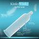 NottyBoy KinkyWinky Premium Lubricated Latex Condoms - Super Slim 3's - Plain/Flavoured Condoms