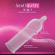 NottyBoy Premium Multi Textured Condoms - SexOmetry 3's - Plain/Flavoured Condoms
