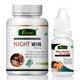 Riffway Night Win Capsule 60's + Big Penis Size Oil 15 ml - Sexual Healthcare