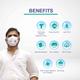 Care View N95 FFP2 Protective Face Mask with Valve - Head Loop 10's - Face Mask