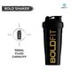 Boldfit Gym Shaker Bottle 700 ml - Workout Essentials