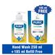 Puric Insta Safe Hand Wash - Aloe & Turmeric 250 ml + (185 ml Refill Free) - Hand Wash & Soaps