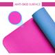 Boldfit Yoga Mat - Pink & Blue 1's - Workout Essentials