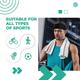 Boldfit Head Band - Black (Pack of 3) - Workout Essentials