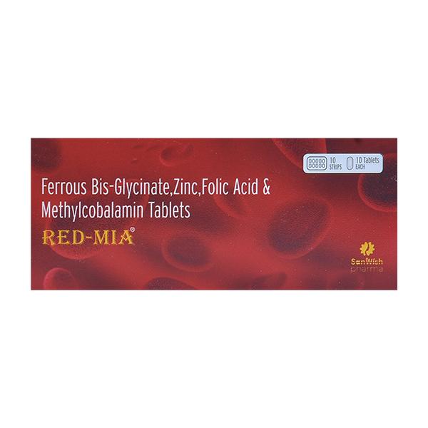 REDMIA Tablet 10's - Iron Supplement/Anaemia-Vma