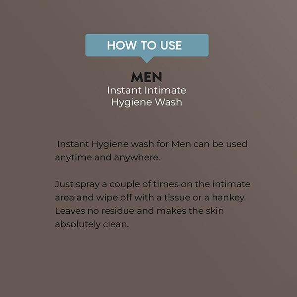 Sanctus Instant Intimate Hygiene Wash for Men 75 gm - Intimate Care