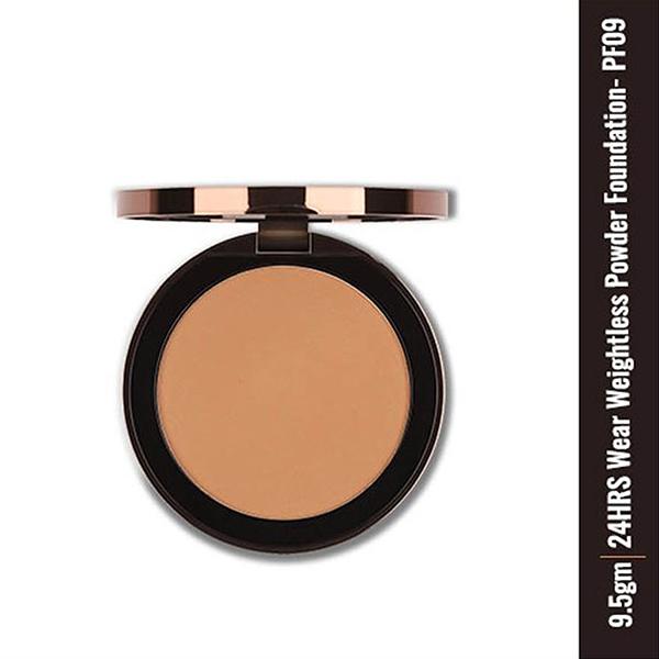 Colorbar 24 Hrs Wear Weightless Powder Foundation with SPF 30 -PF009 9.5gm - Compact Powder