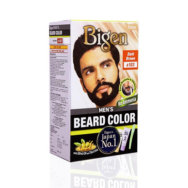 Bigen Men'S Beard Color - B103 Dark Brown 40 gm - Crème