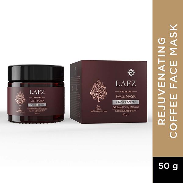 Lafz Caffeine Face Mask 50 gm - Masks & Peels
