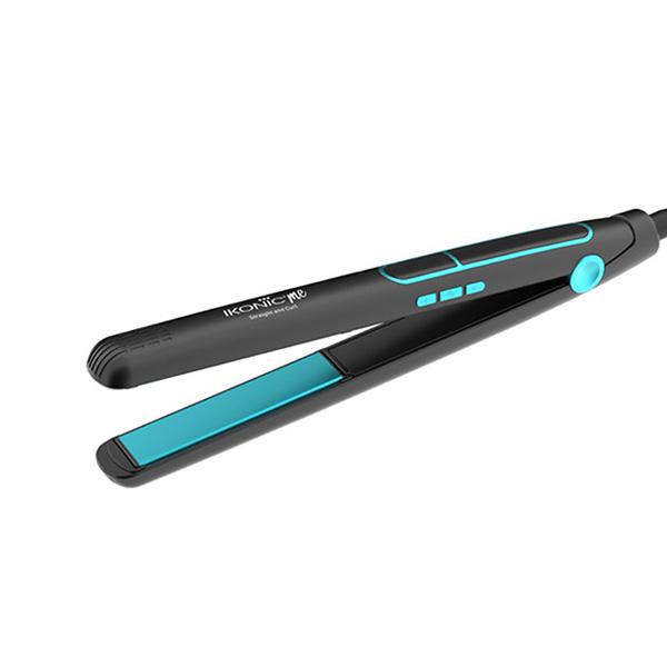 Netmeds | Ikonic Me 2 In 1 Straight And Curl Slim - Black & Teal 1's