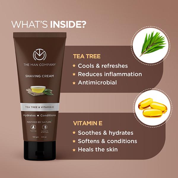 The Man Company Shaving Cream 100 gm - Beard Cream