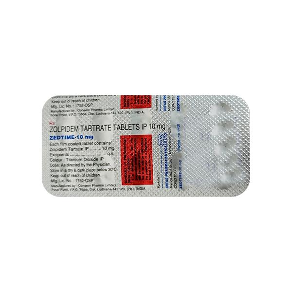 Zedtime 10mg Tablet 10'S - Hypnosis-Hyp