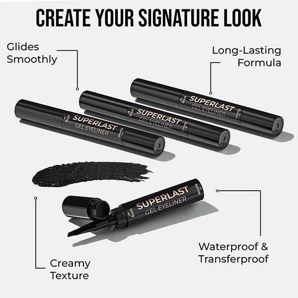 Insight Cosmetics Superlast Gel Eyeliner 1.2 gm - Eyeliners